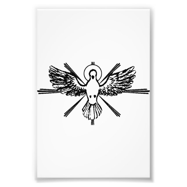 Holy Spirit in form of dove Photo Print (Front)