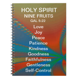 HOLY SPIRIT "Nine Fruits" Gal.5:22 JOURNAL