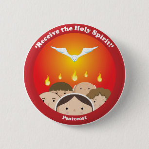 Holy Spirit Pentecost 2 Inch Round Button