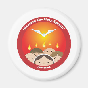 Holy Spirit Pentecost Magnet