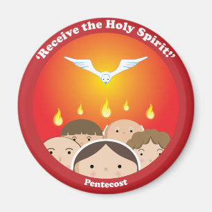 Holy Spirit Pentecost Magnet