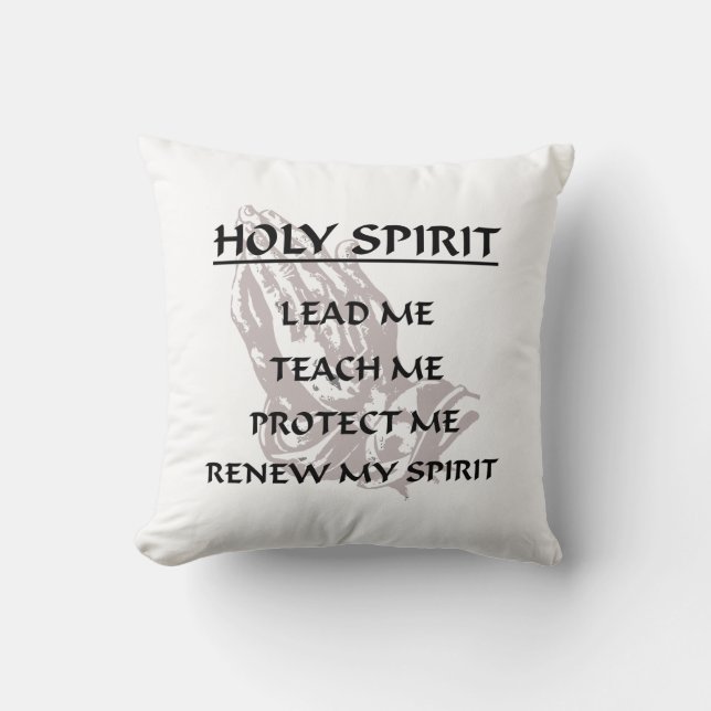 HOLY SPIRIT THROW PILLOW (Front)