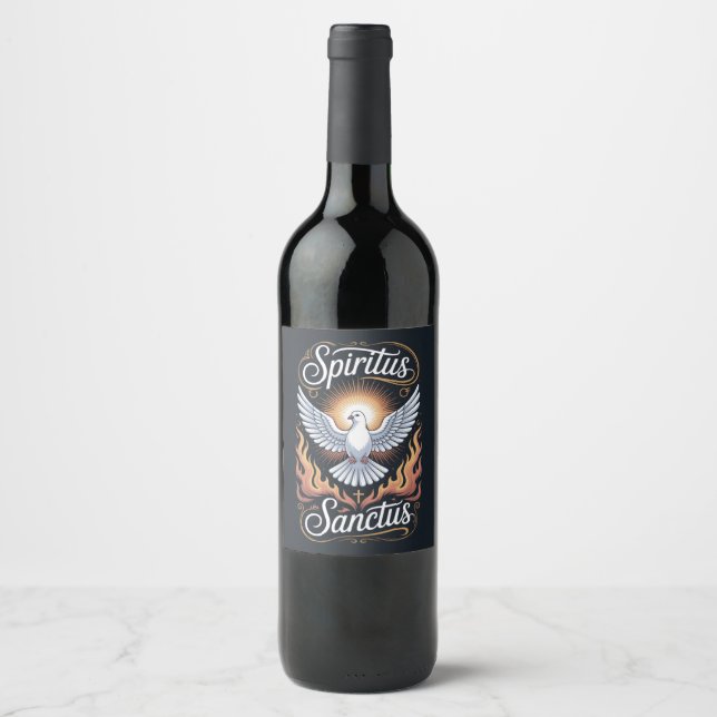 Holy Spirit Wine Label (Front)