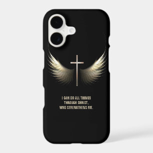 Holy Spirit Wings and Christian Cross Personalized