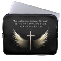Holy Spirit with Christian Cross and Scripture