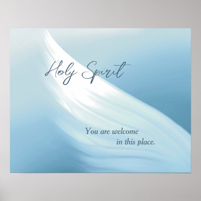 Holy Spirit You Are Welcome Canvas Print (Front)