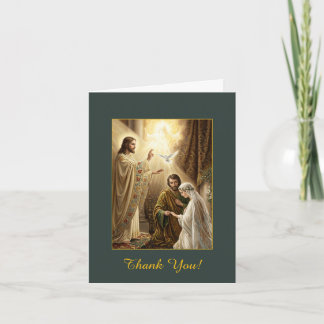 Holy Trinity and the Sacrament of Marriage Thank You Card