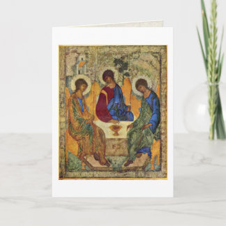Holy Trinity By Andrei Rublev Card