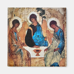 Holy Trinity by Andrei Rublev Magnet