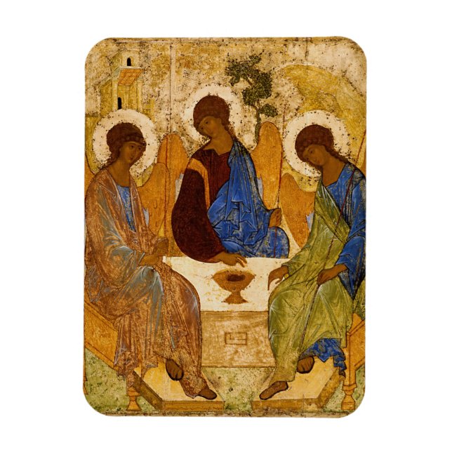 Holy Trinity by Andrey Rublev Magnet (Vertical)
