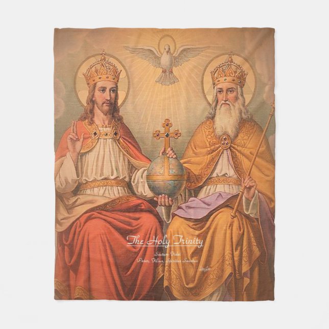 Holy Trinity Fleece Blanket (Front)