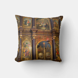 Holy Trinity Greek Orthodox Church Throw Pillow