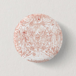Holy Trinity in Glory 1 Inch Round Button