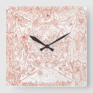 Holy Trinity in Glory Square Wall Clock