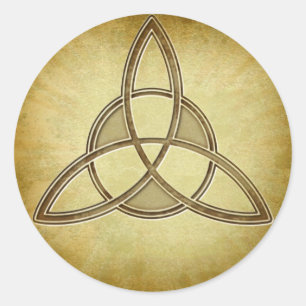Holy Trinity Symbol Design Classic Round Sticker