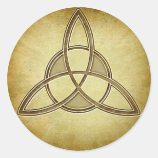 Holy Trinity Symbol Design Classic Round Sticker
