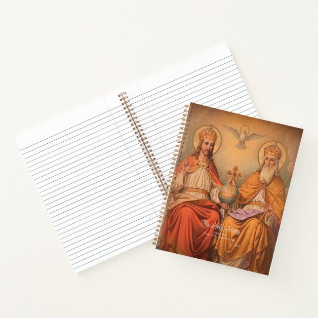 Holy Trinity with Prayer Notebook (Inside)