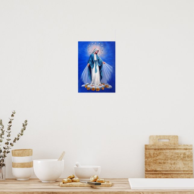 Holy virgin mother Mary,mother of God template Poster | Zazzle