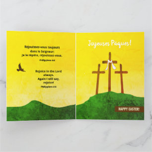 Holy Week & Easter Wishes in French Card