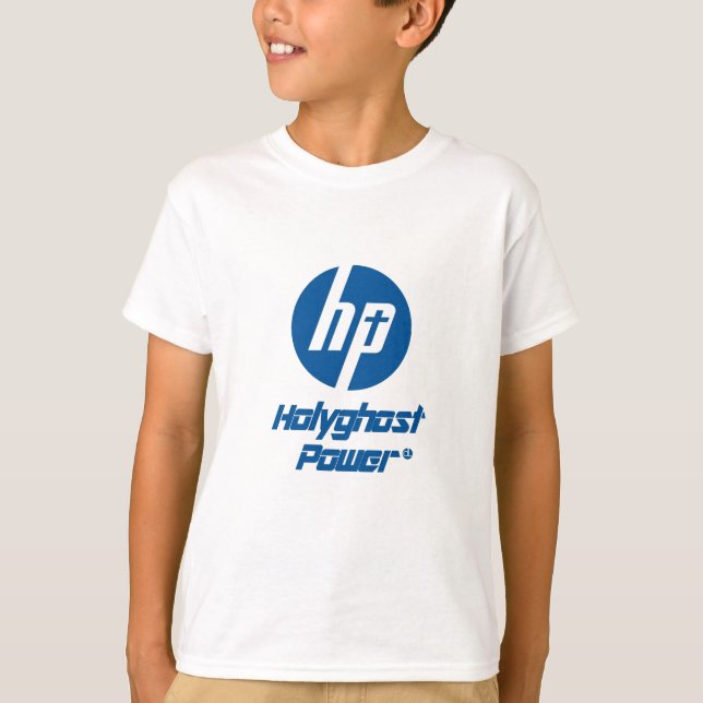 Holyghost Power: HP parody T-Shirt (Front)