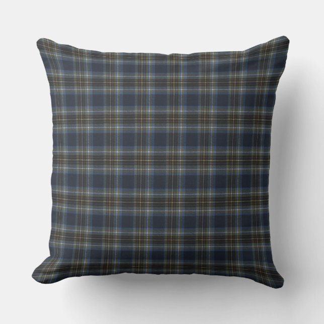 Holyrood Original Scottish Tartan Throw Pillow (Front)