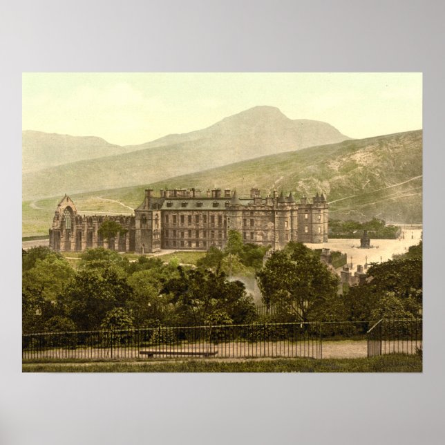 Holyrood Palace, Edinburgh, Scotland Poster (Front)