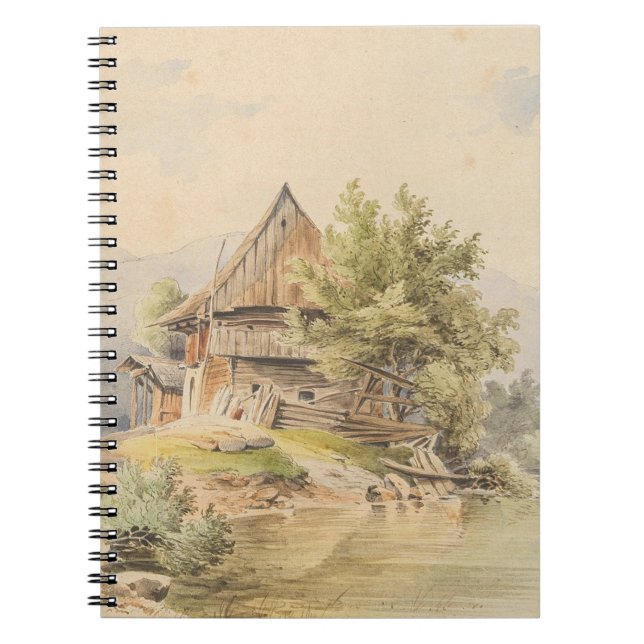 Holzhütte am See – Carl Lafite Notebook (Front)