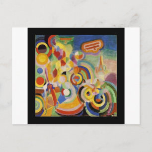 Homage to Bleriot by Robert Delaunay Postcard