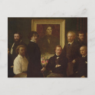 Homage to Delacroix, 1864 Postcard