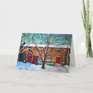 Homage To Lawren Harris Greeting Card