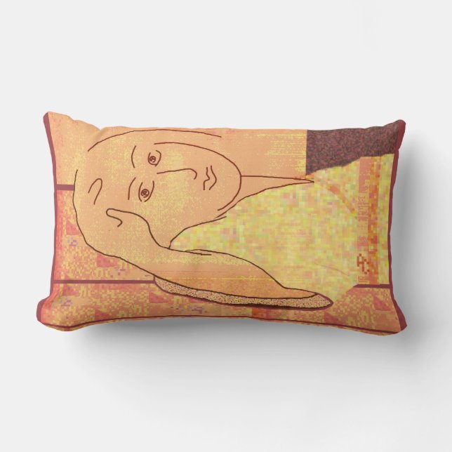 homage to matisse lumbar pillow (Front)