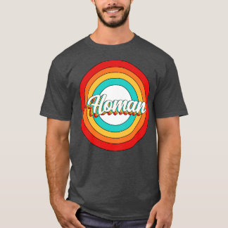 Homan Name Shirt Vintage Homan Circle