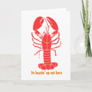HOMARD ! ! ! Carte de voeux vierge