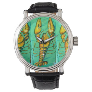 homard du Maine sur la montre verte