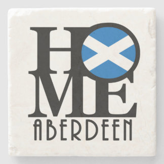 HOME Aberdenn Scotland Stone Coaster
