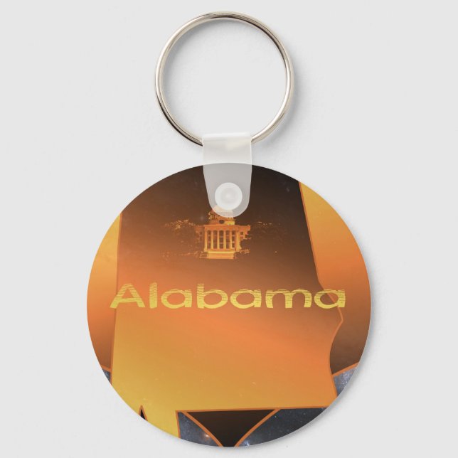 Home Alabama Keychain (Front)
