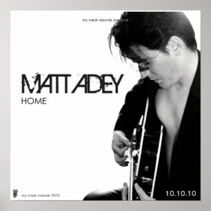 'HOME' ALBUM COVER MATT ADEY POSTER