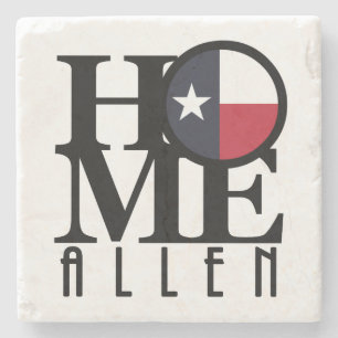 HOME Allen Texas Stone Coaster