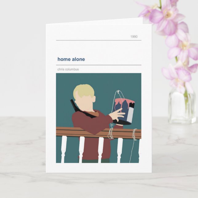 Home Alone Card (Orchid)