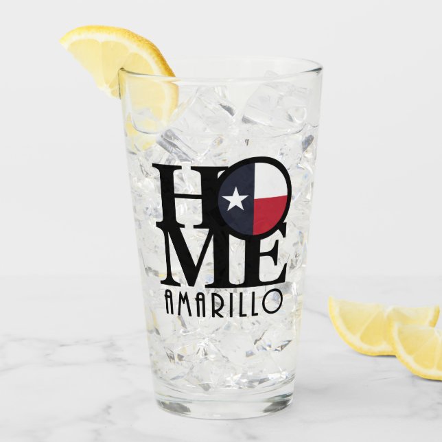 HOME Amarillo Texas Glass (Front Ice)