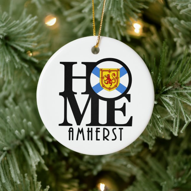HOME Amherst   Ceramic Ornament (Tree)
