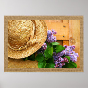 Home and Business Art Decor- Straw Hat Series Poster