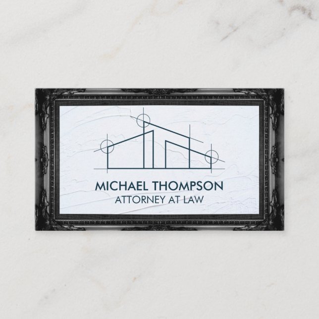 Home Architect Logo Business Card (Front)