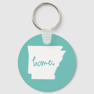 Home Arkansas Custom Colour Keychain