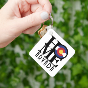 HOME Arvada Colorado Keychain