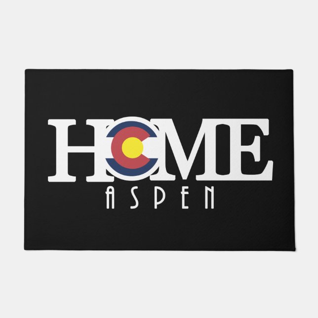 HOME Aspen Colorado Doormat (Front)