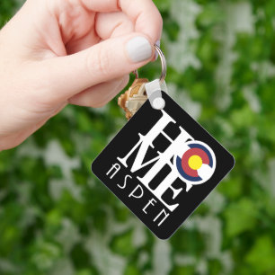 HOME Aspen Colorado  Keychain