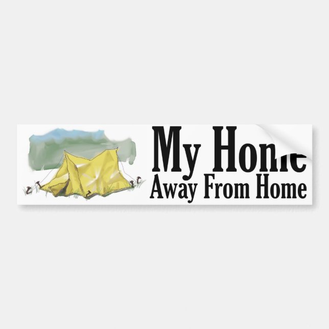 Home Away From Home Bumper Sticker (Front)