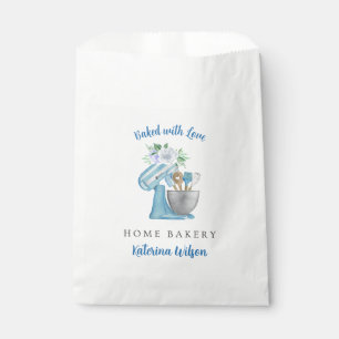 Home Bakery Blue Flower Mixer Favour Bag
