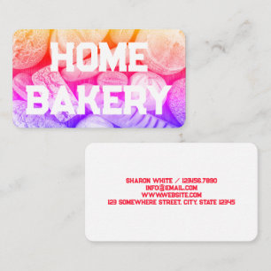 Home Bakery Business Card